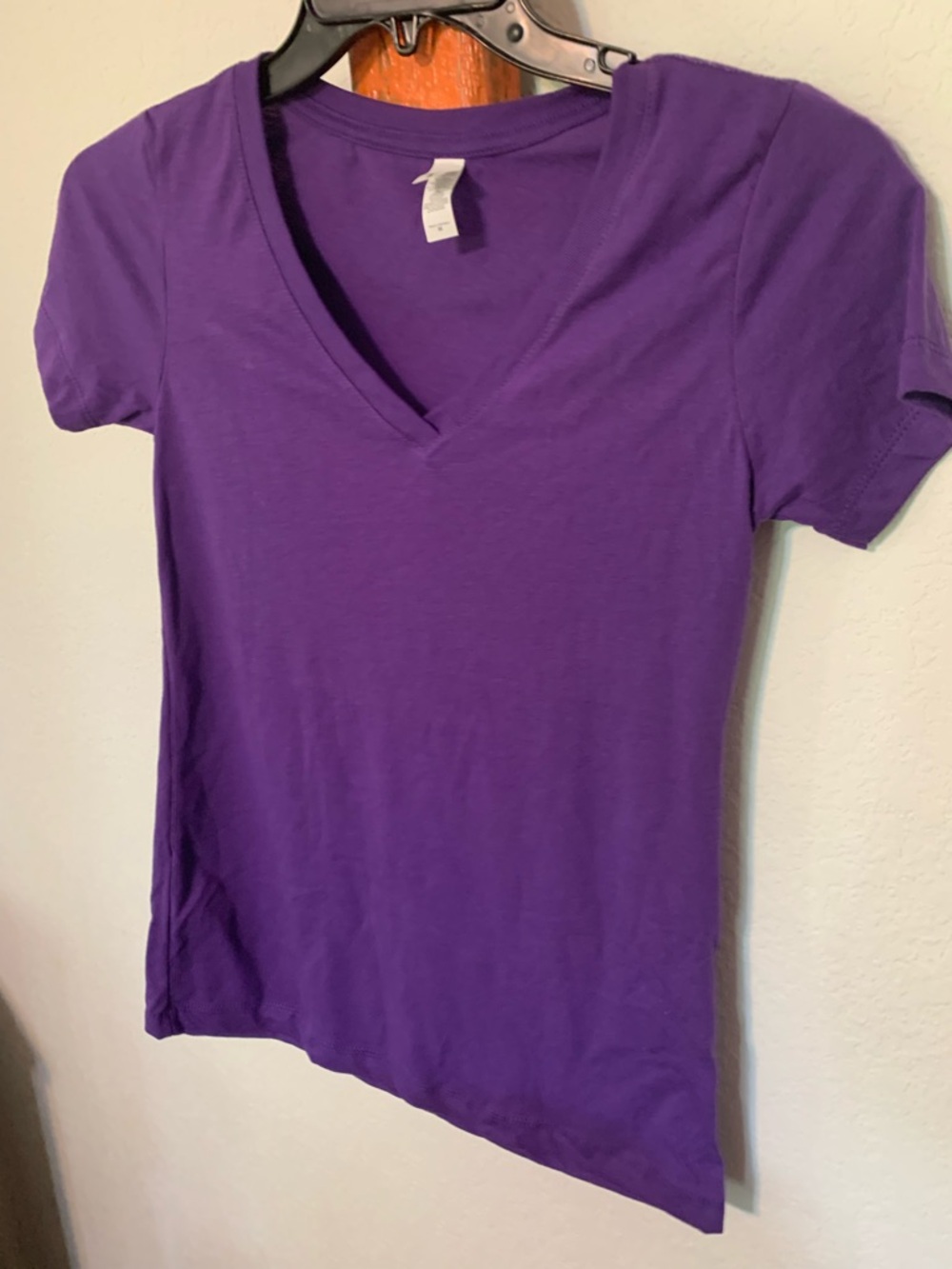Everyday V-Neck Tee in Purple - Women's Short Sleeve